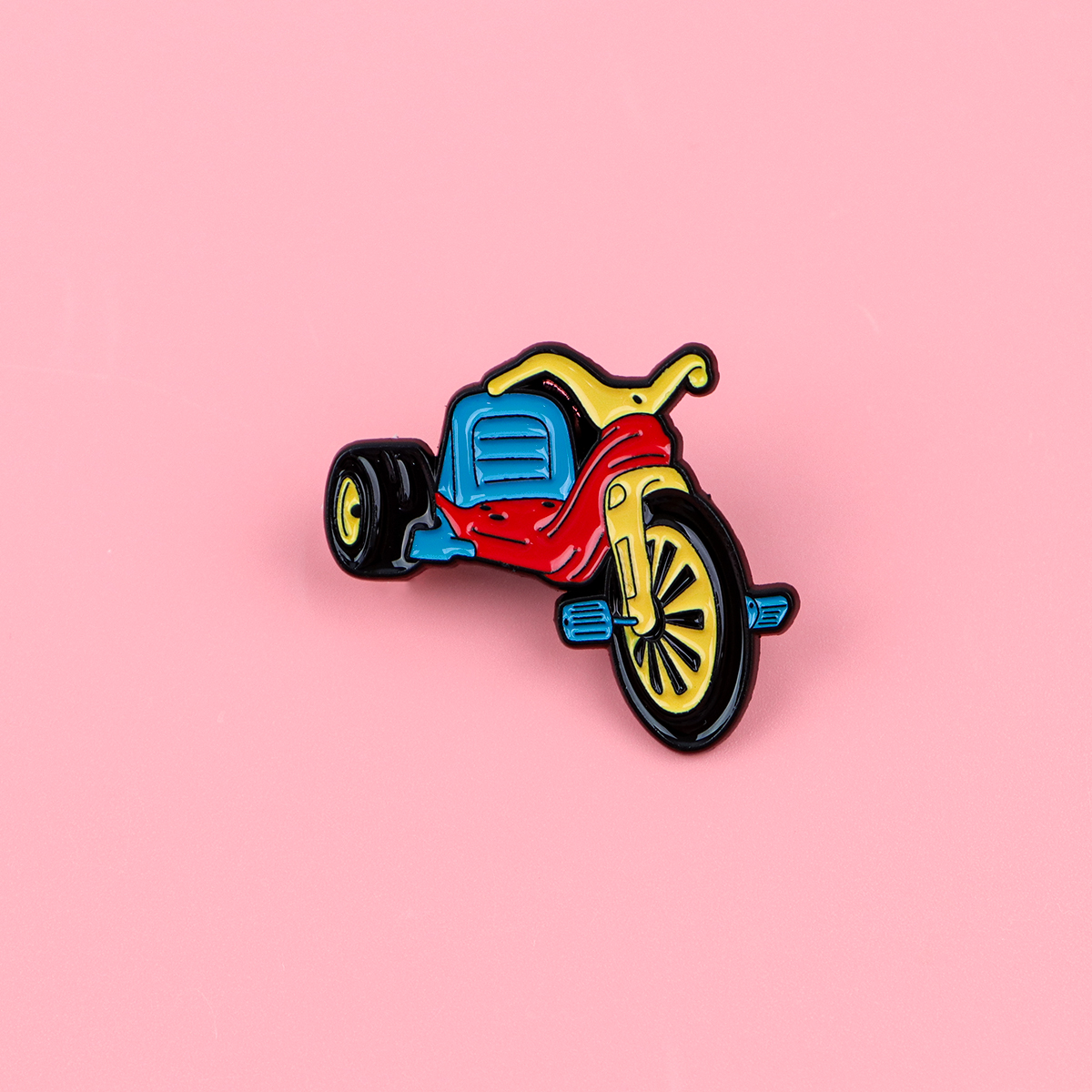 Embroidery Garment - Retro Bicycle Enamel Pin Vintage Brooch