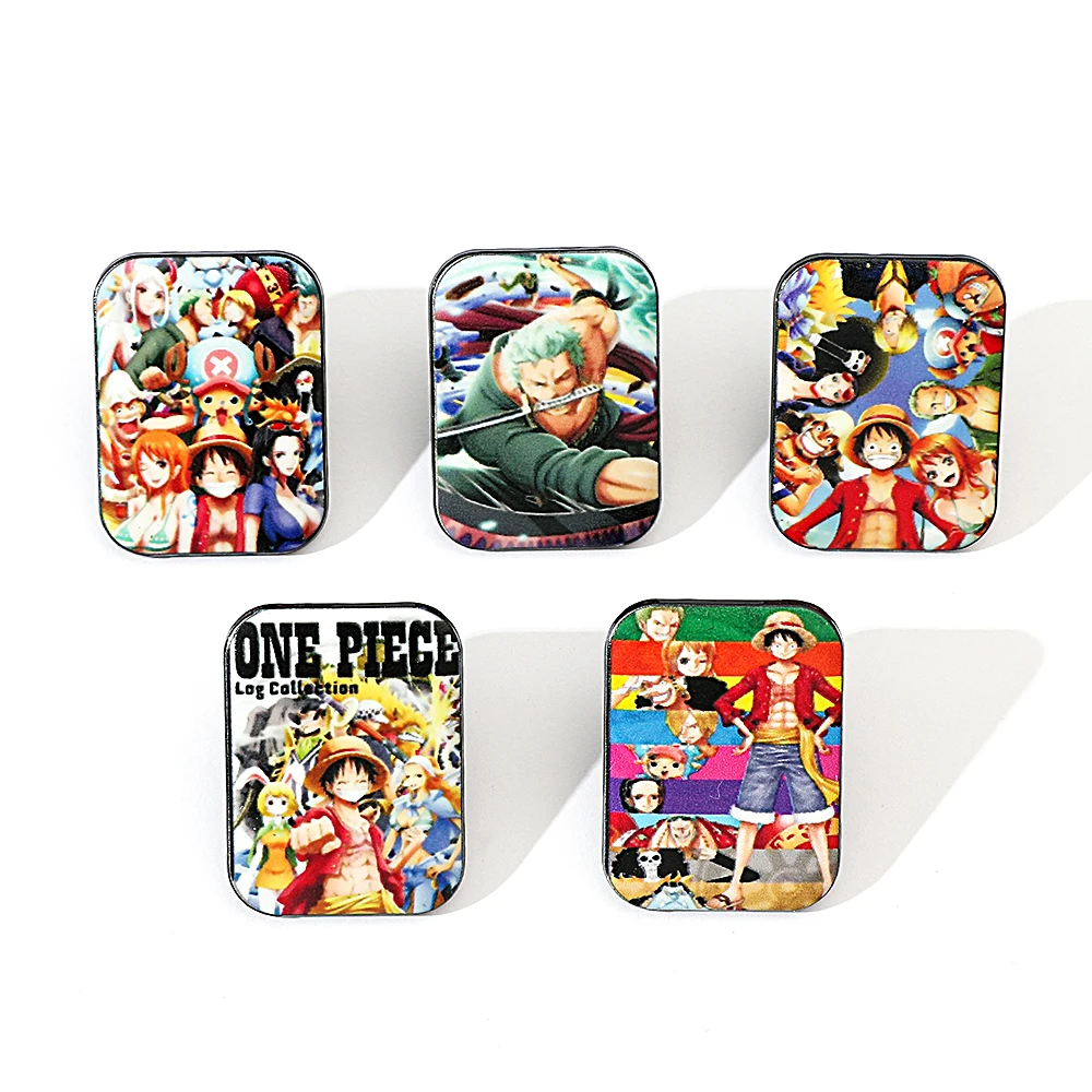Embroidery Garment - 5 Pcs Creative Anime Brooch Unity