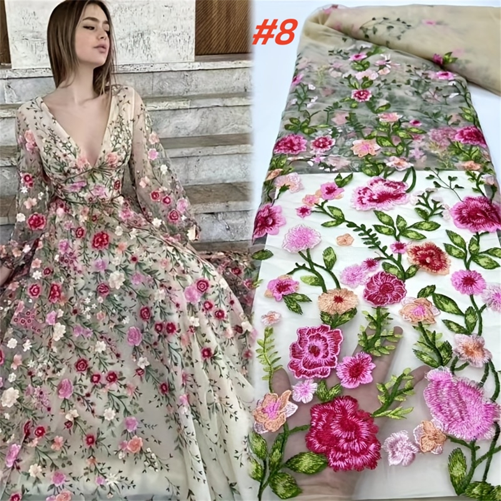 Embroidery Net Fabric - Wholesale French Luxury Mesh Embroidery Lace