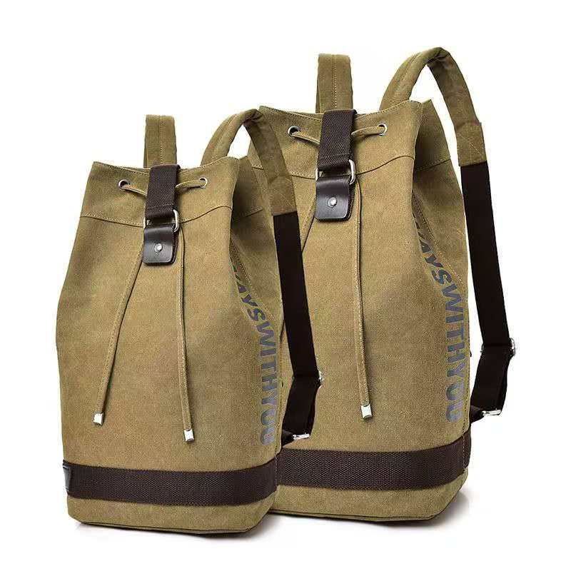 Embroidery Canvas - 2026 Canvas backpack with dual shoulder