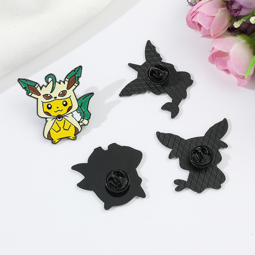 Embroidery Garment - 9 Pcs Creative Cartoon Brooch Cute