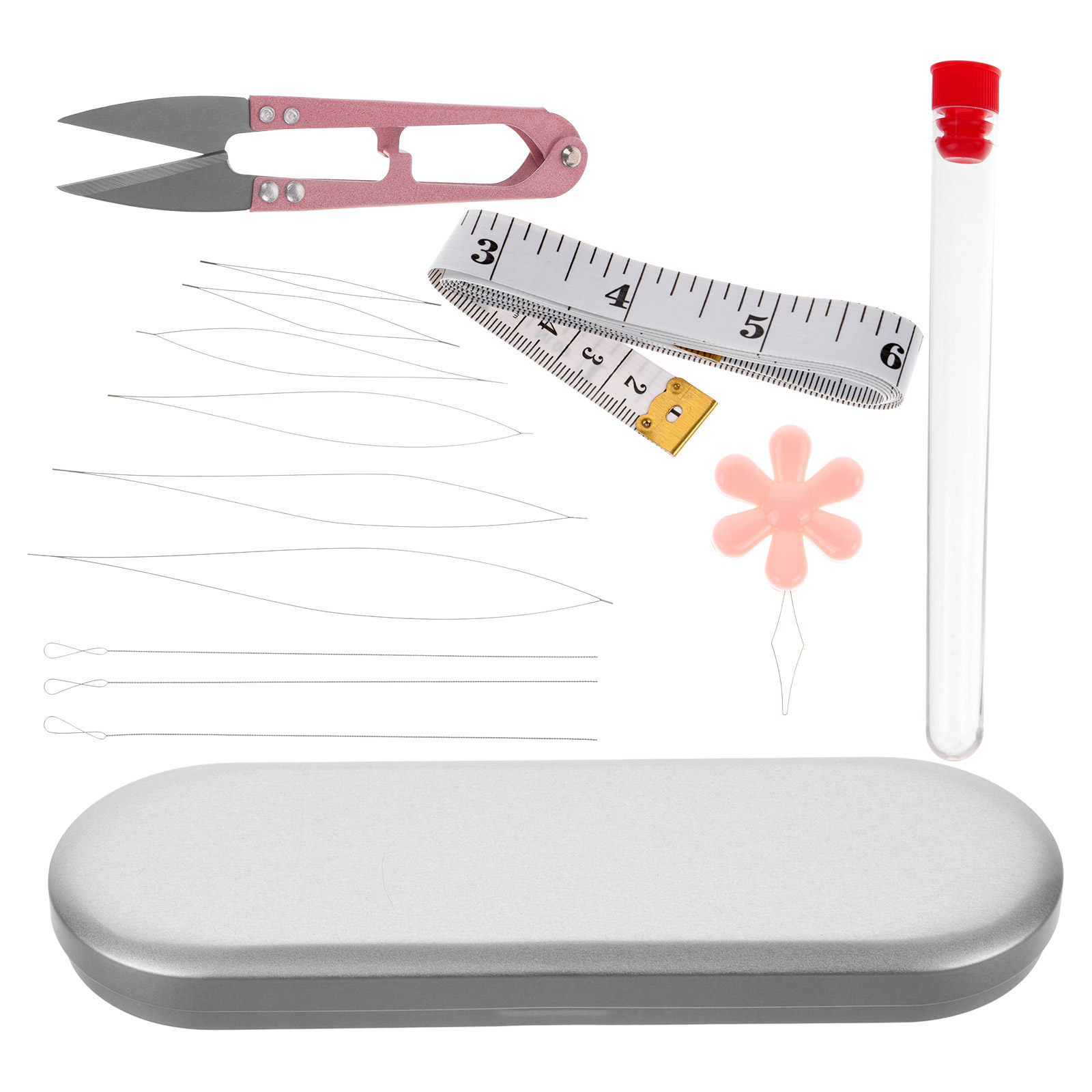 Embroidery Needle - 1Set Beading Thread and Long Needle