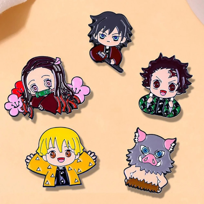 Embroidery Garment - Cute Cartoon Demon Slayer Anime Cosplay