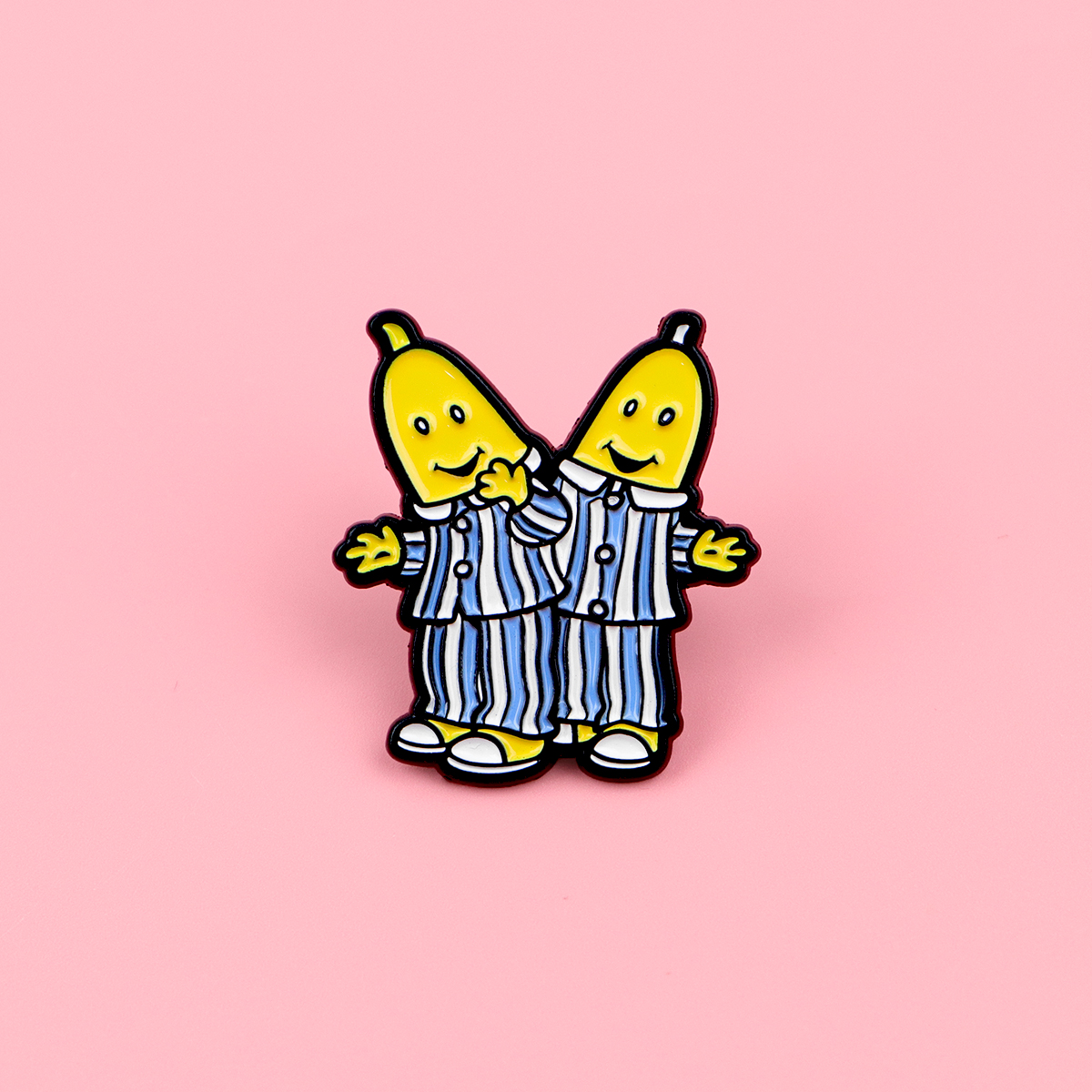 Embroidery Garment - Funny Pajama Banana Man Enamel Pins