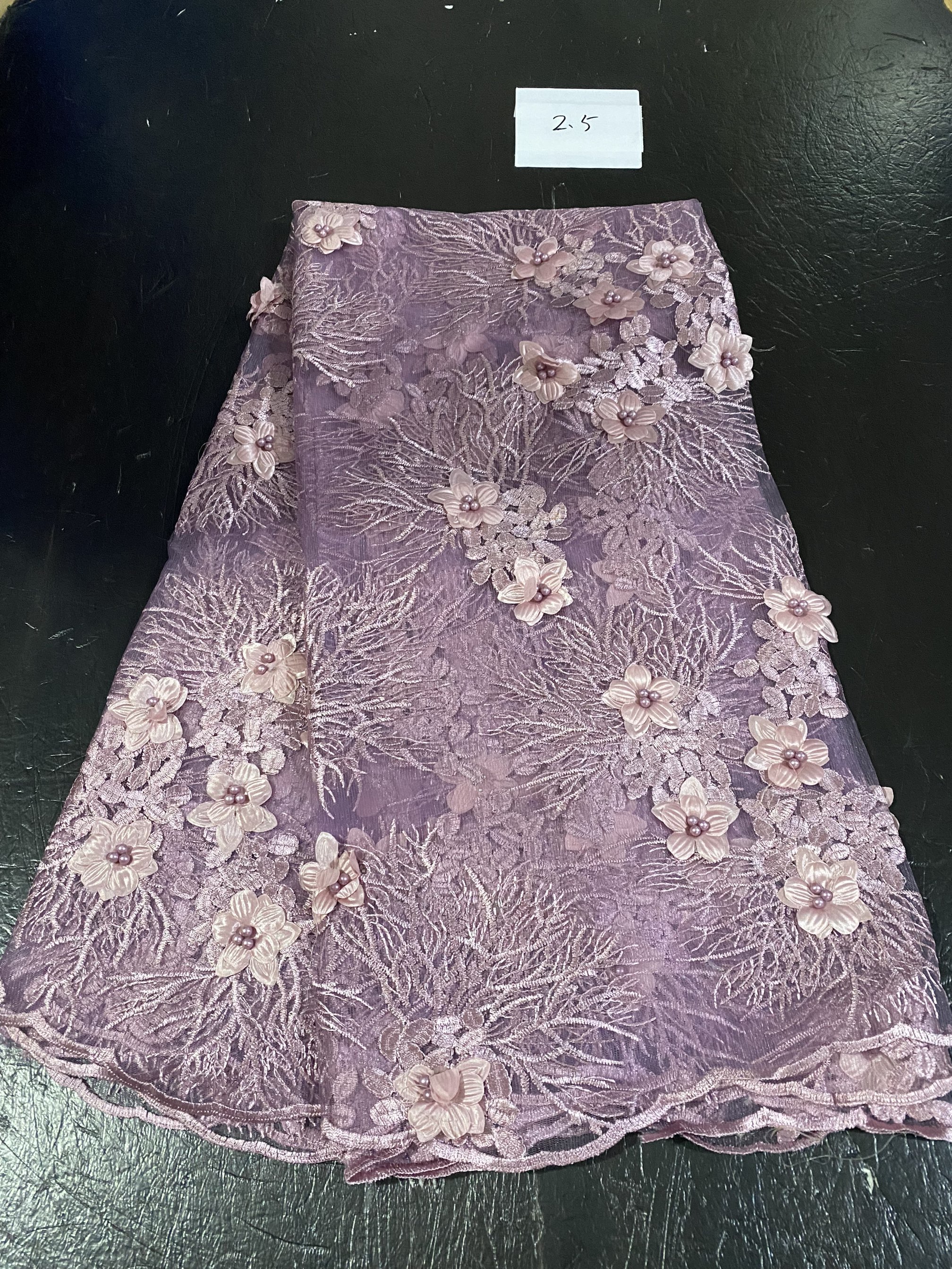 Embroidery Net Fabric - New Nigerian Tulle Lace African Beaded