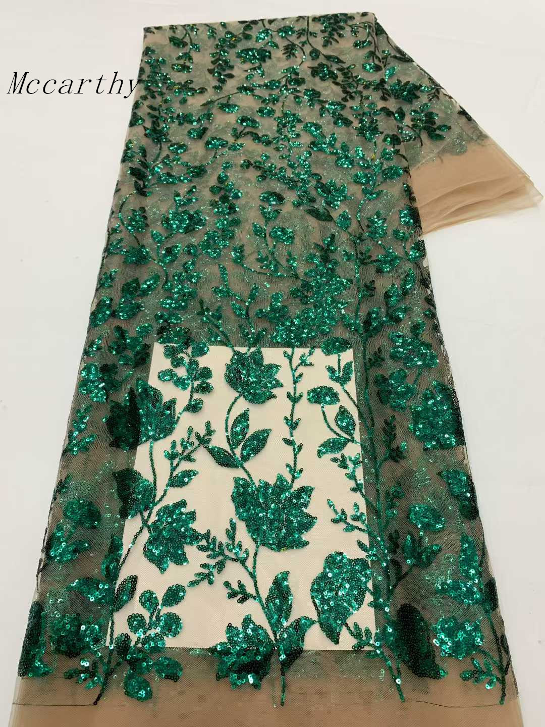 African Lace Fabric With Sequi - Embroidery Net Fabric recensie en prijs