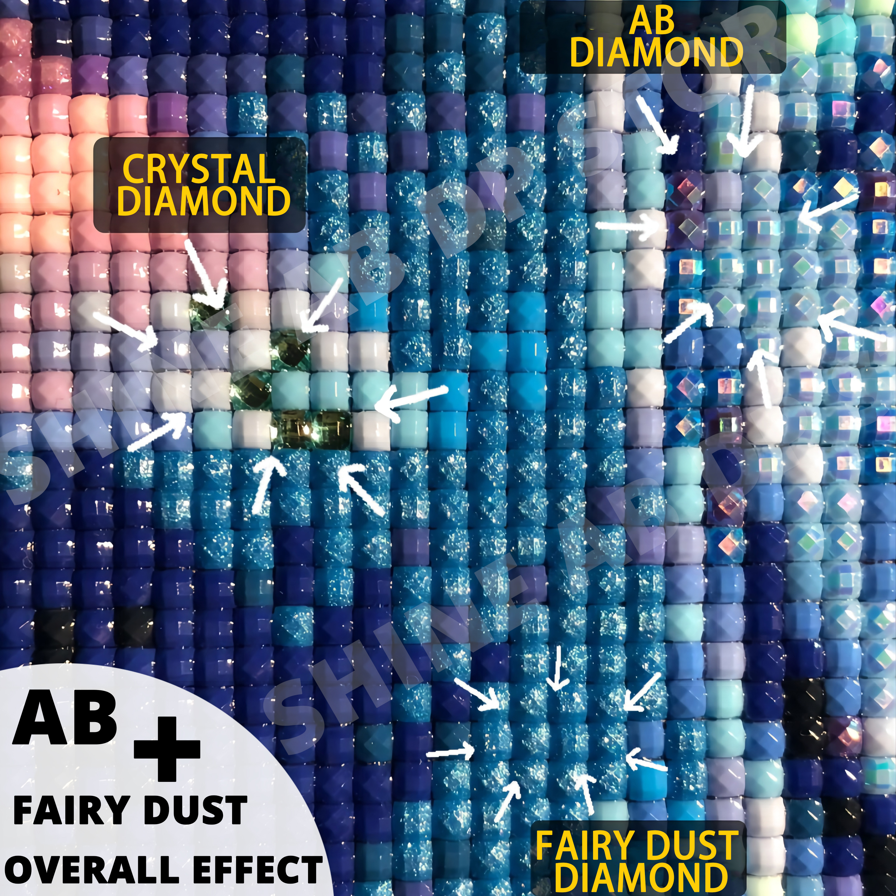 AB Fairy Dust 5D Diamond Paint - Embroidery Rose Stitch recensie en prijs