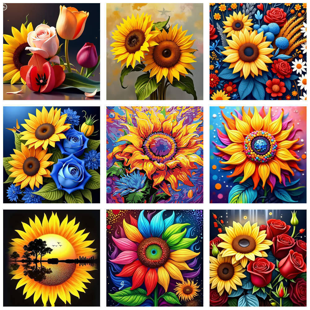 HUACAN Diamond Painting 5d Sun - Embroidery Rose Stitch recensie en prijs