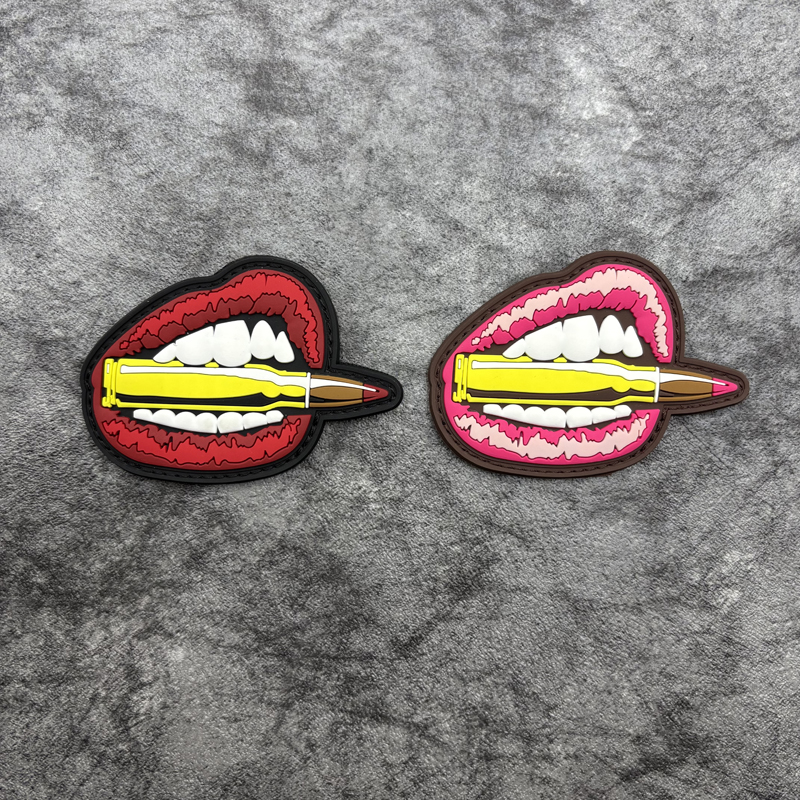A Sexy Lip Pattern Pvc Patch,  - Embroidery Lips recensie en prijs