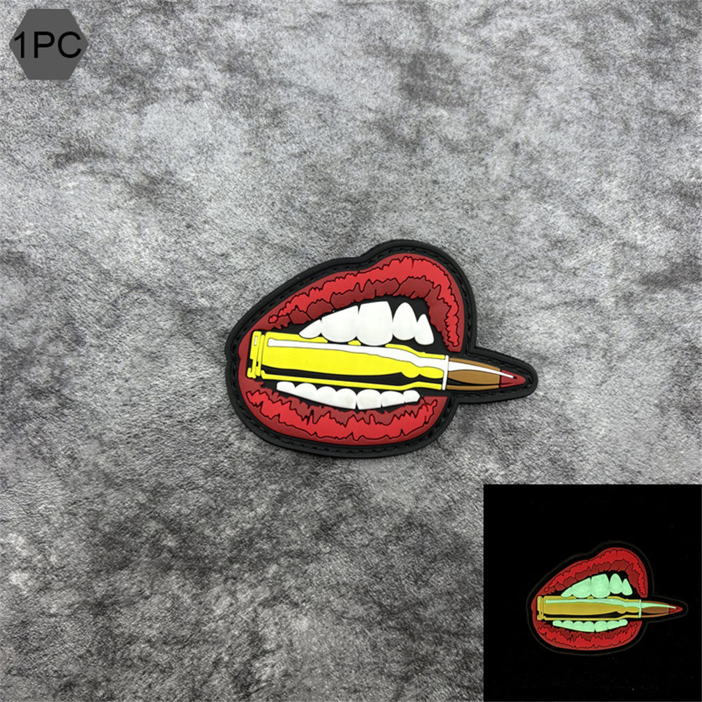 A Sexy Lip Pattern Pvc Patch,  - Embroidery Lips recensie en prijs