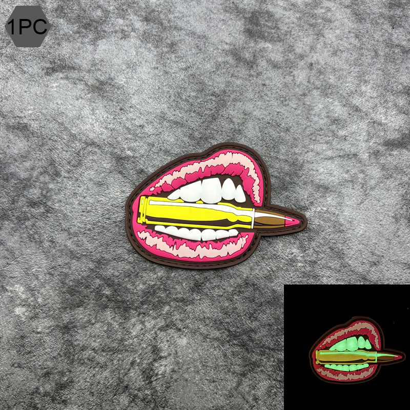 A Sexy Lip Pattern Pvc Patch,  - Embroidery Lips recensie en prijs