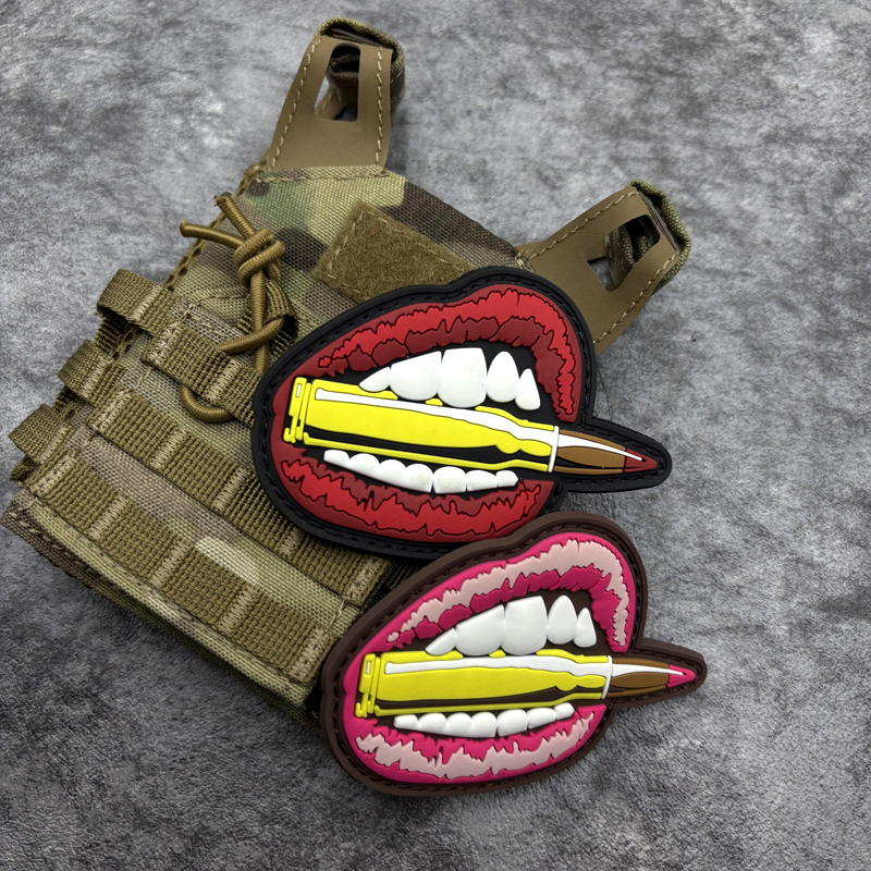 A Sexy Lip Pattern Pvc Patch,  - Embroidery Lips recensie en prijs