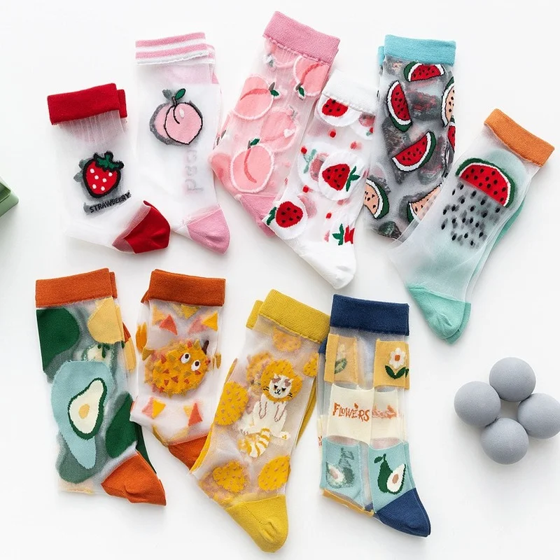 Hot Fashion Fruit Embroidery C - Embroidery On Socks recensie en prijs