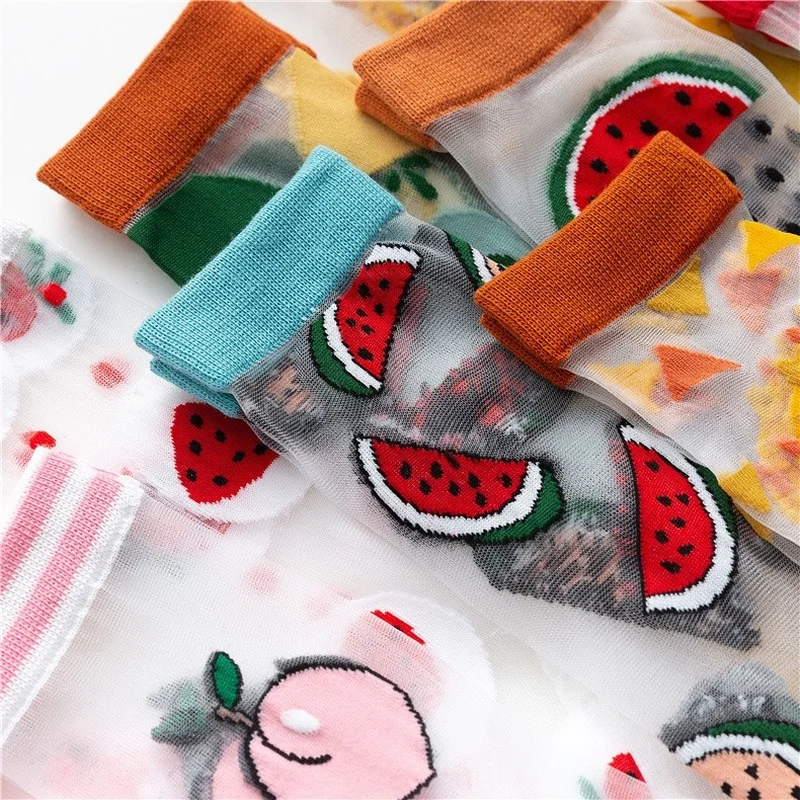 Hot Fashion Fruit Embroidery C - Embroidery On Socks recensie en prijs