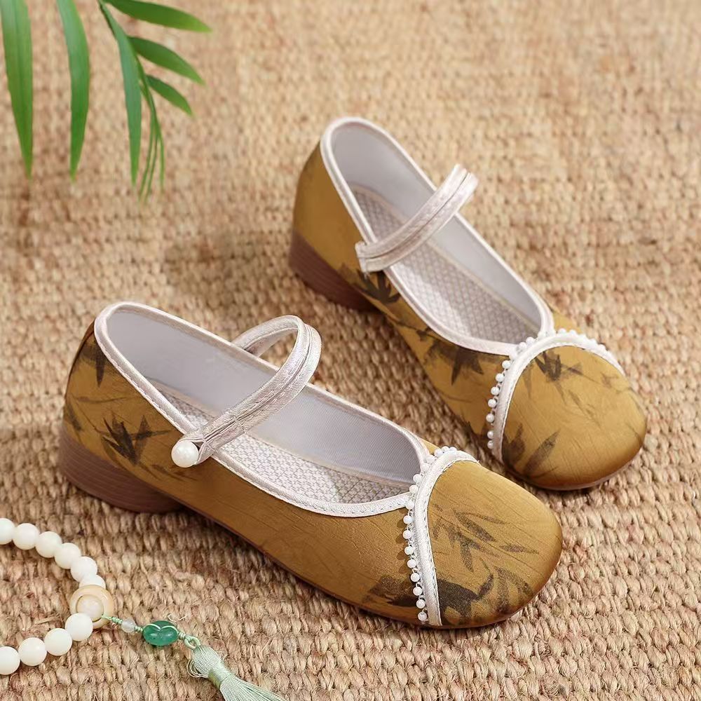 Chinese Style Women Low Heel C - Embroidery Canvas recensie en prijs