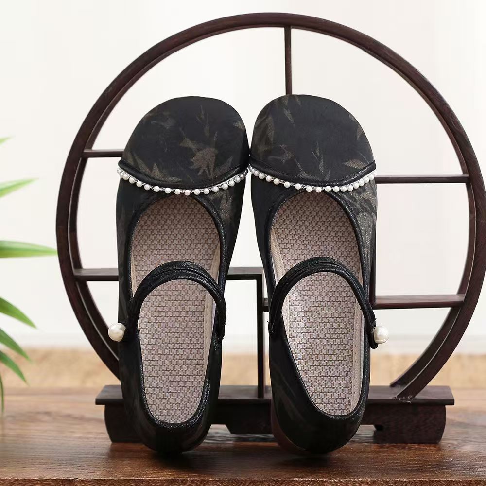 Chinese Style Women Low Heel C - Embroidery Canvas recensie en prijs