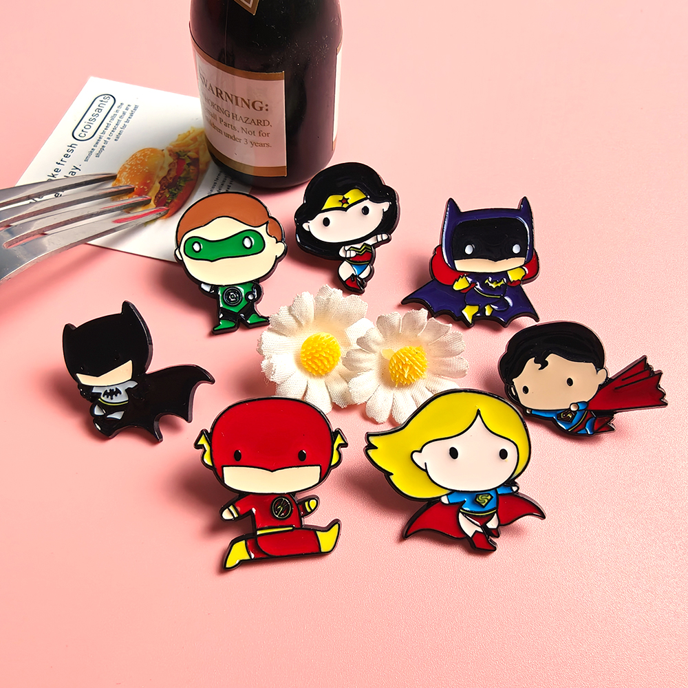 7pcs Cartoon Anime Enamel Lape - Embroidery Garment recensie en prijs