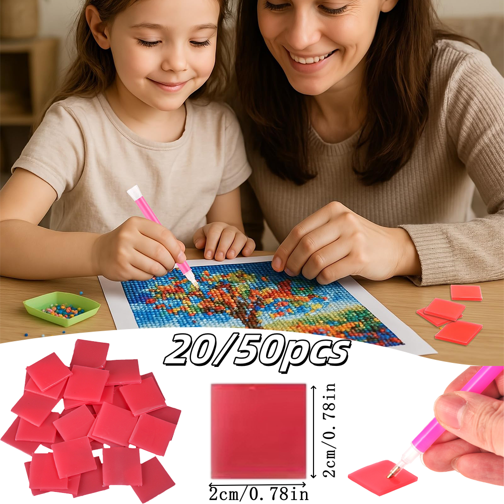 20/50pcs 2x2cm Diamond Paintin - Embroidery Cream recensie en prijs