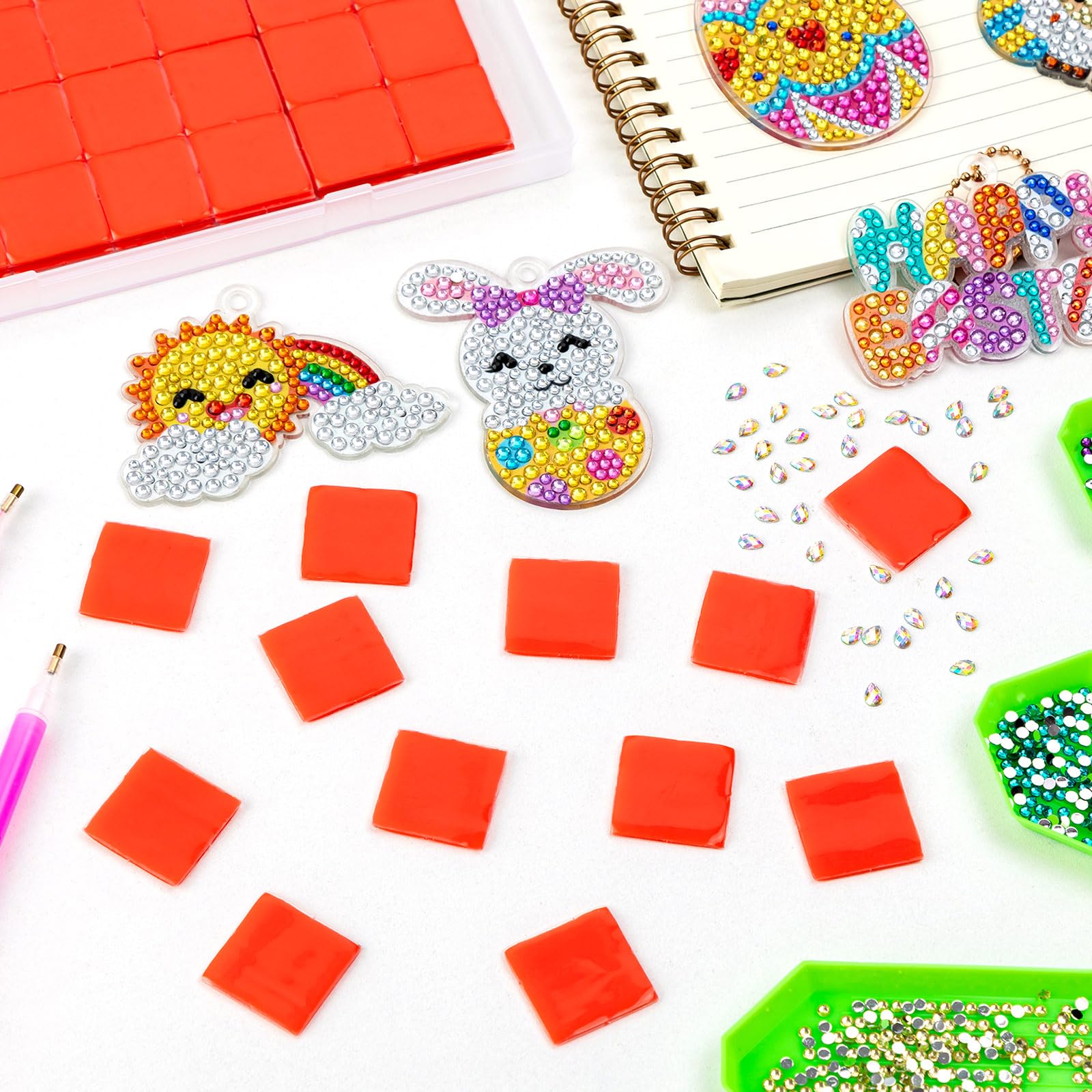 20/50pcs 2x2cm Diamond Paintin - Embroidery Cream recensie en prijs