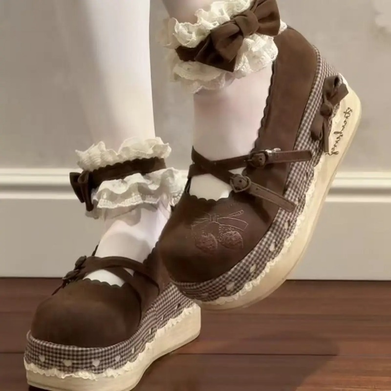 Lolita High Heels Height Incre - Embroidery Canvas recensie en prijs