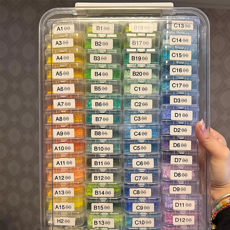 60pcs Transparent Plastic Stor - Embroidery Painting recensie en prijs