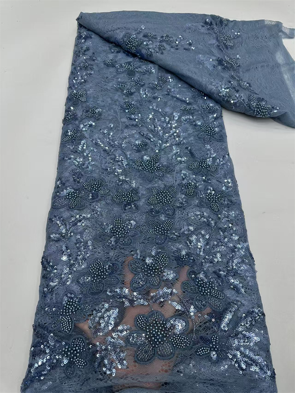 Luxury African Sequence Lace F - Embroidery Net Fabric recensie en prijs