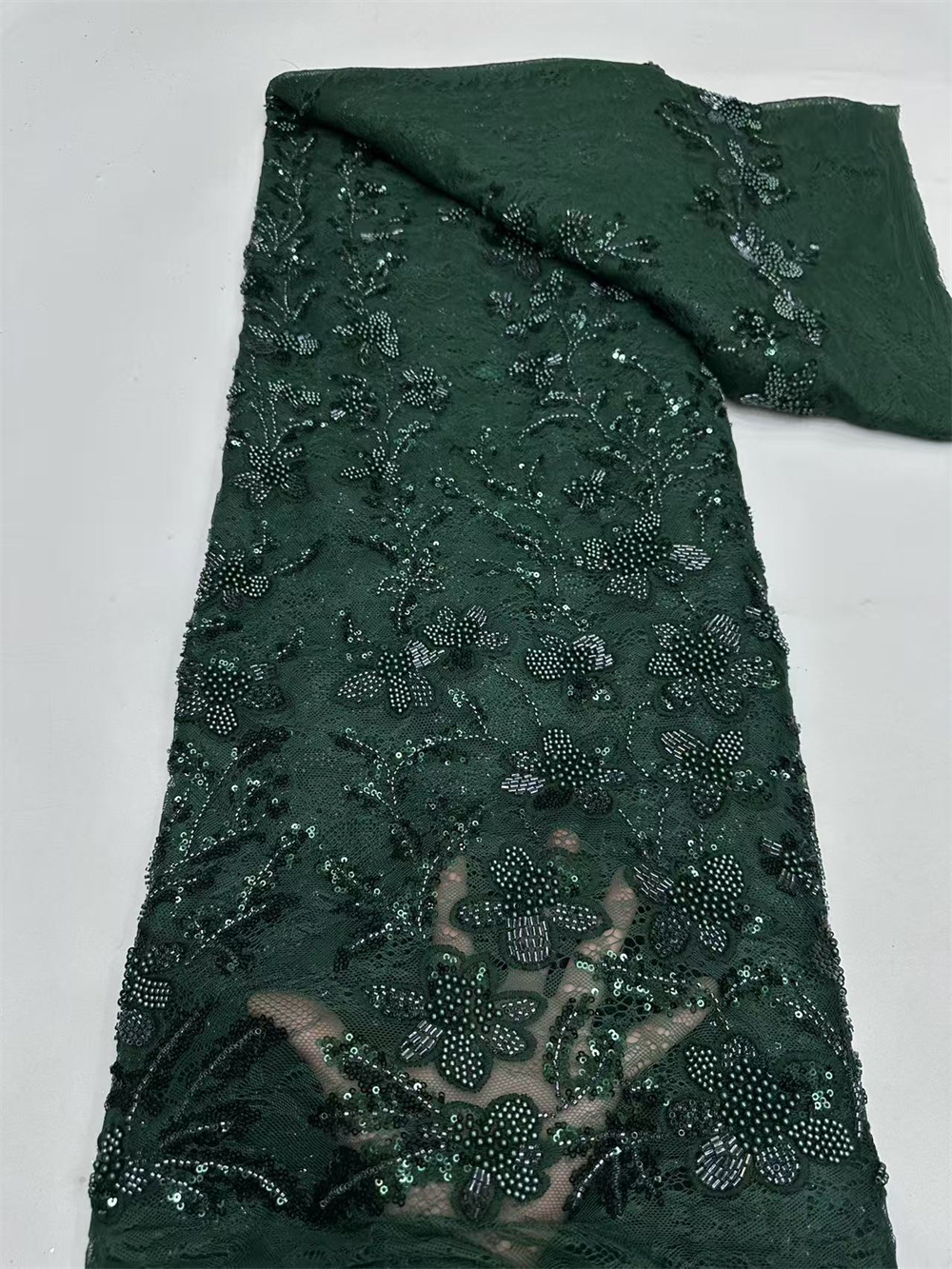 Luxury African Sequence Lace F - Embroidery Net Fabric recensie en prijs
