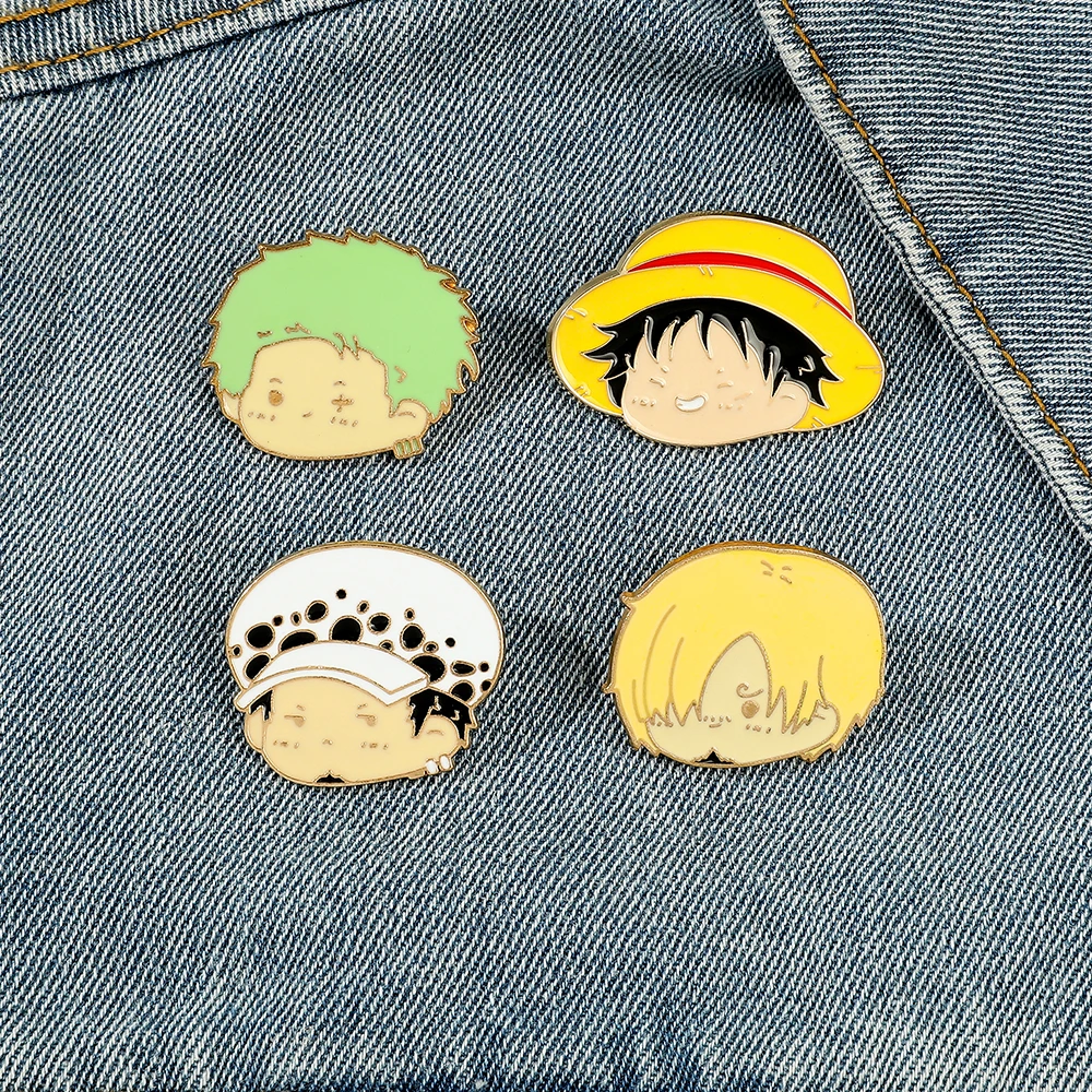 4 Pcs Anime Character Brooch S - Embroidery Garment recensie en prijs