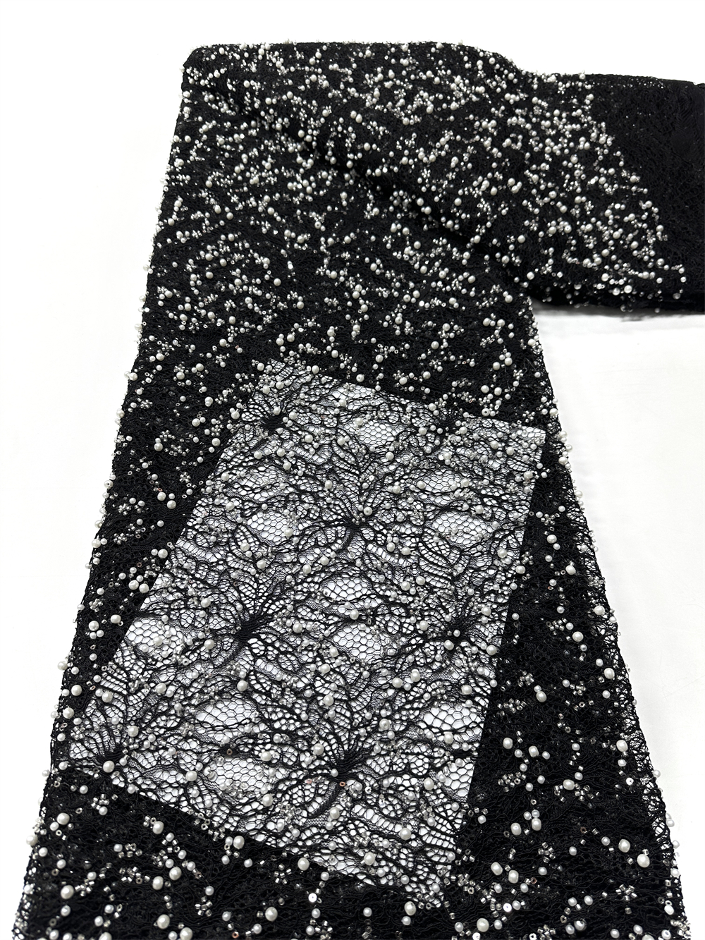 2026 Latest African Beaded Lac - Embroidery Net Fabric recensie en prijs