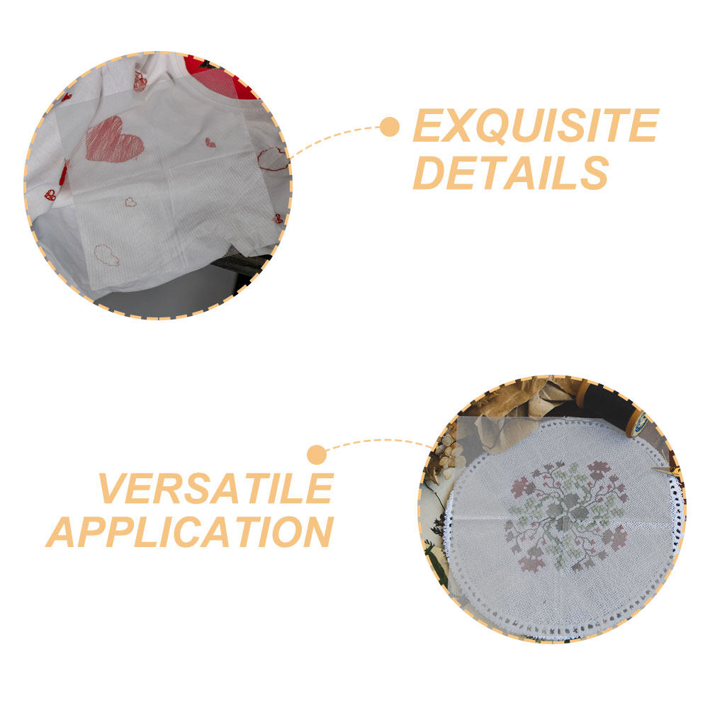8Pcs Wash Away Embroidery Tran - Embroidery Canvas recensie en prijs