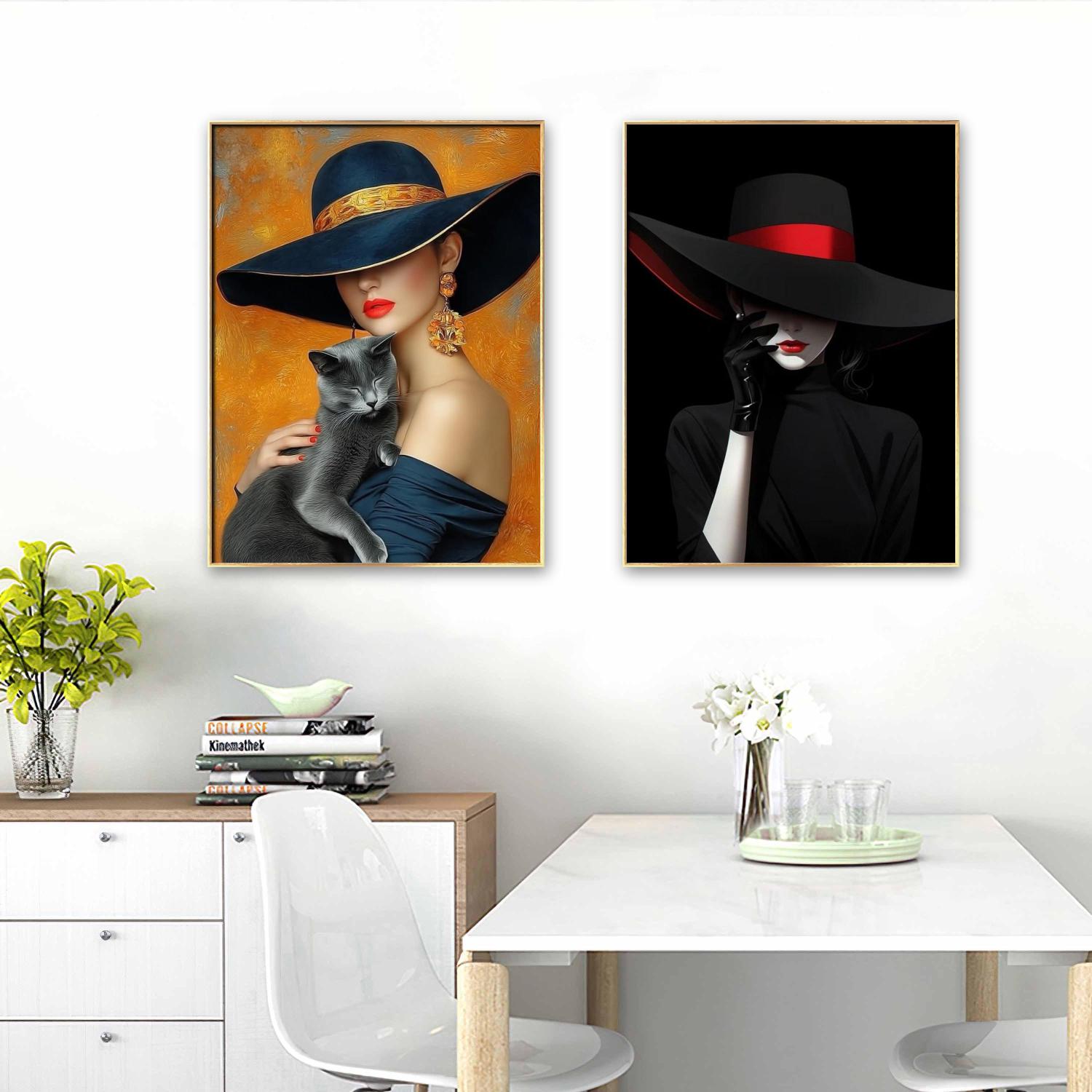 Black Hat And Red Lips 5D Diam - Embroidery Lips recensie en prijs
