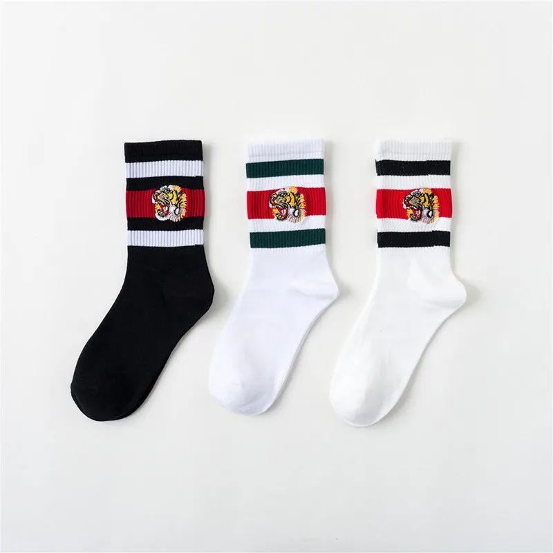 New Unisex Couple Tiger Head E - Embroidery On Socks recensie en prijs