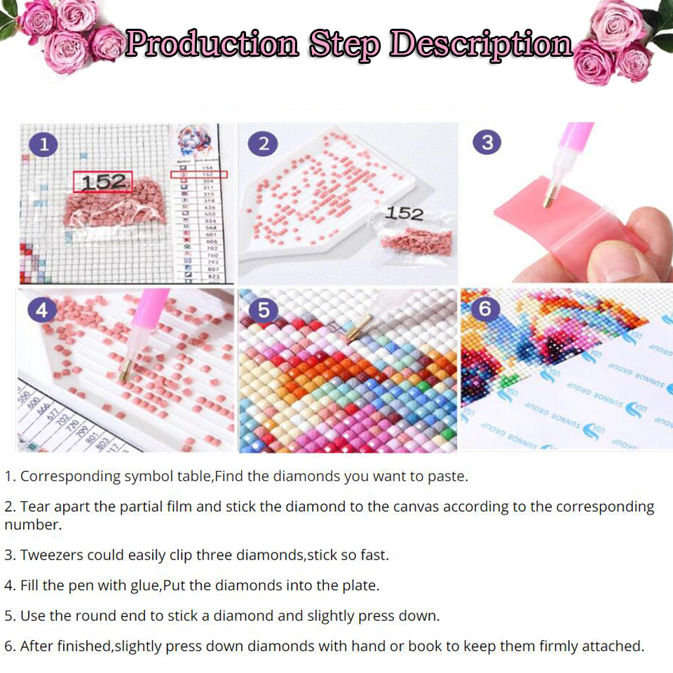 Triptych Diamond Art Mosaic Sp - Embroidery Rose Stitch recensie en prijs
