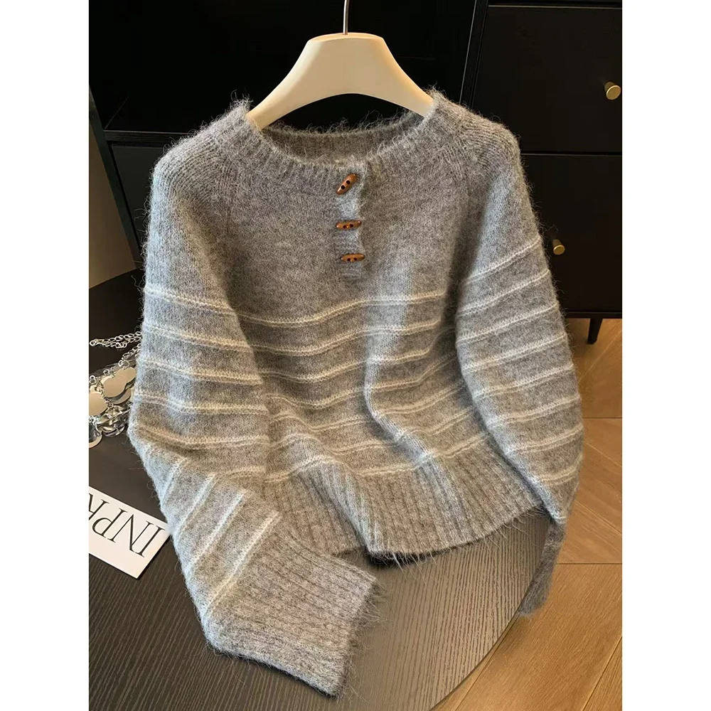 Autumn Winter Women's Striped  - Embroidery Origin recensie en prijs