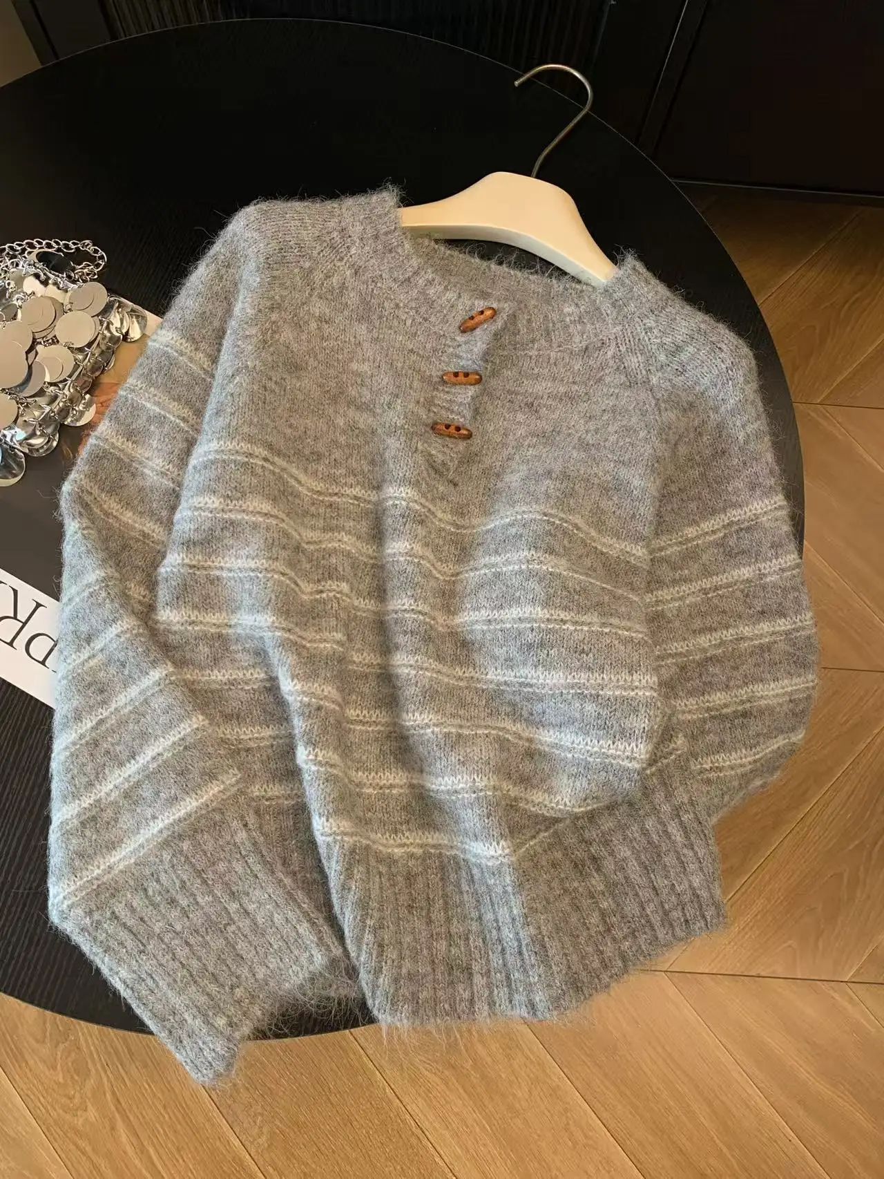 Autumn Winter Women's Striped  - Embroidery Origin recensie en prijs