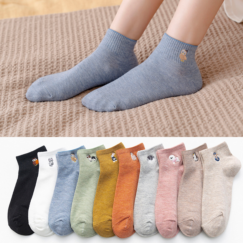 Harajuku Women Socks Kawaii Cu - Embroidery On Socks recensie en prijs