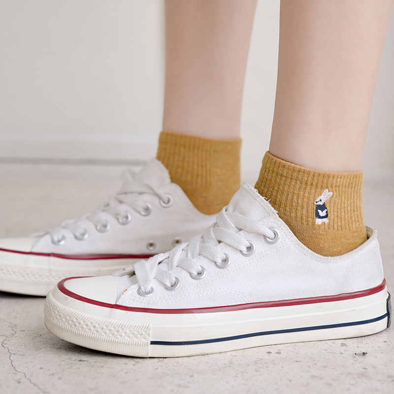 Harajuku Women Socks Kawaii Cu - Embroidery On Socks recensie en prijs