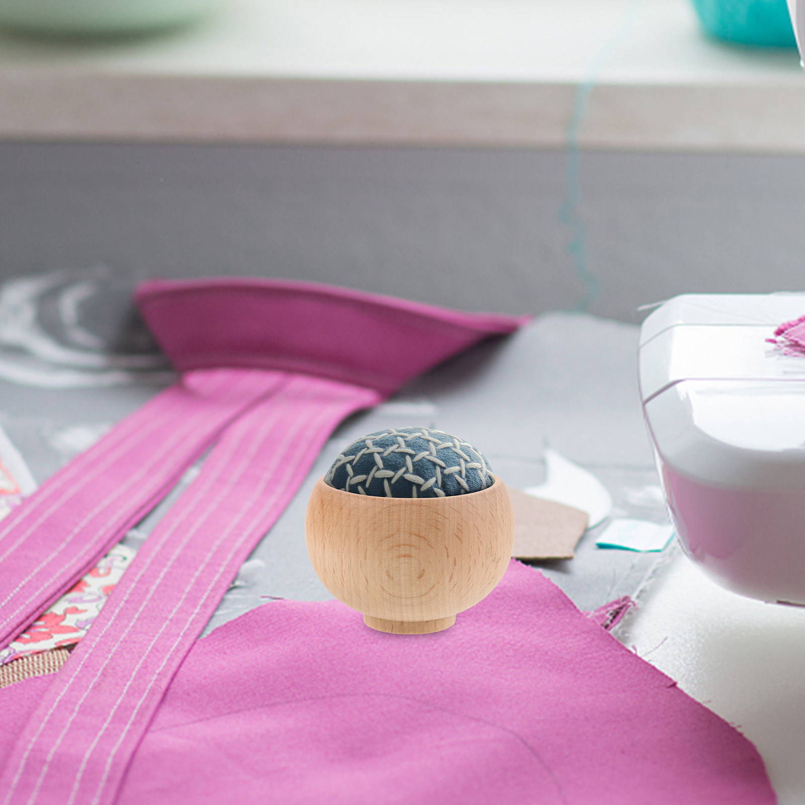 4Pcs Minimalist Wooden Pincush - Embroidery Needle recensie en prijs