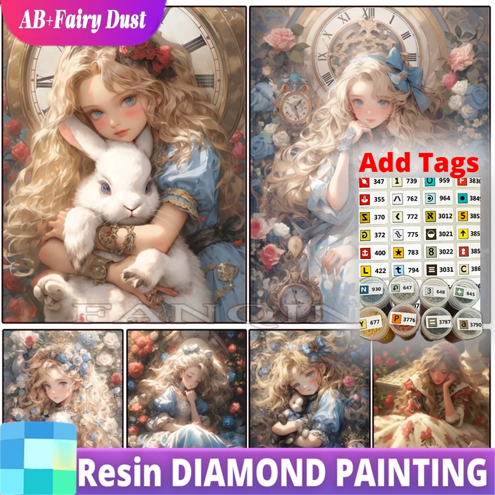 Resin Fairy Dust AB Diamond Pa - Embroidery Rose Stitch recensie en prijs