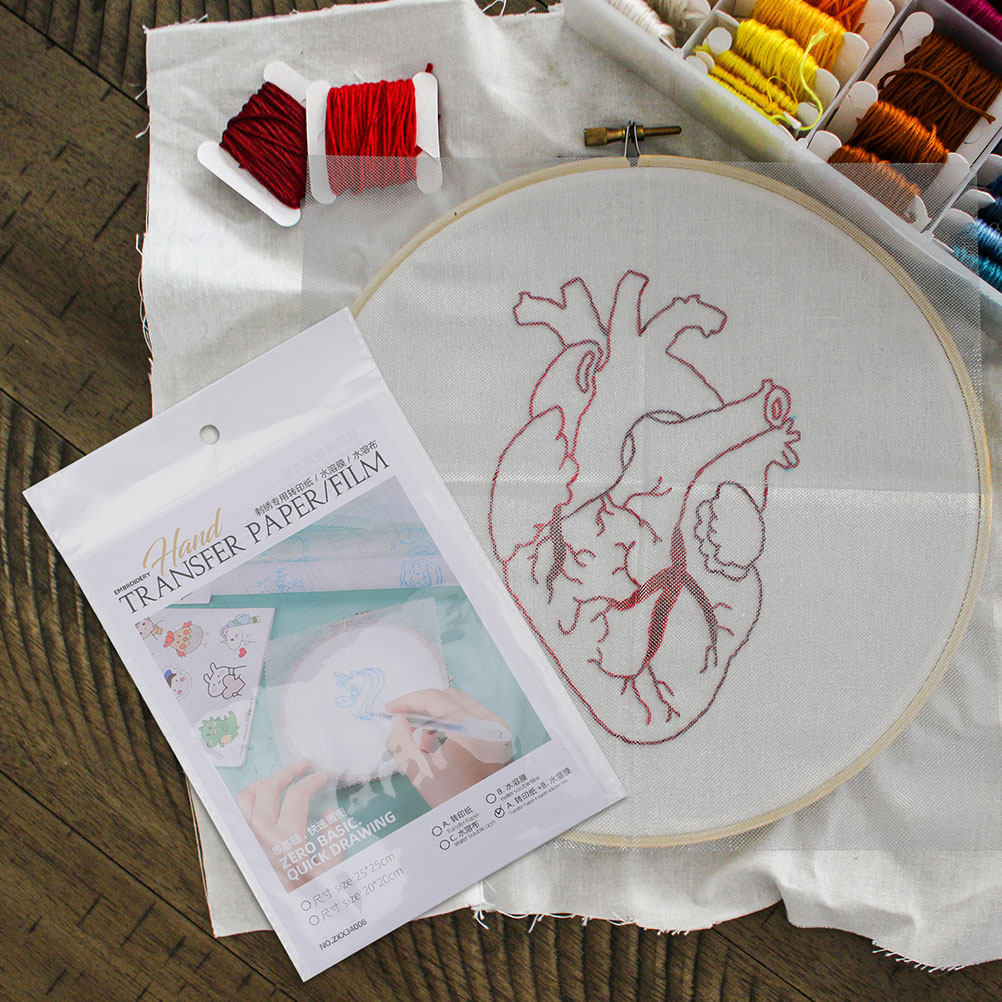 8Pcs Water Soluble Embroidery  - Embroidery Canvas recensie en prijs