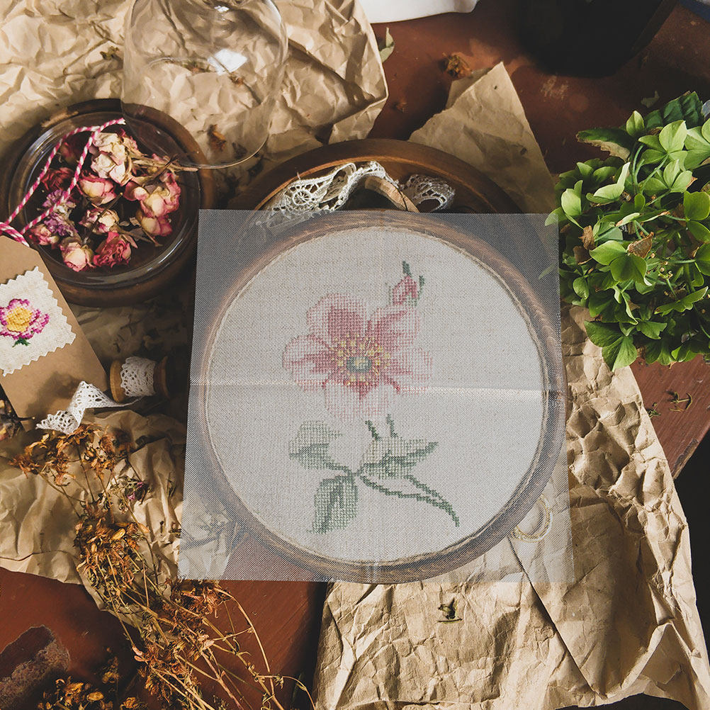 8Pcs Water Soluble Embroidery  - Embroidery Canvas recensie en prijs