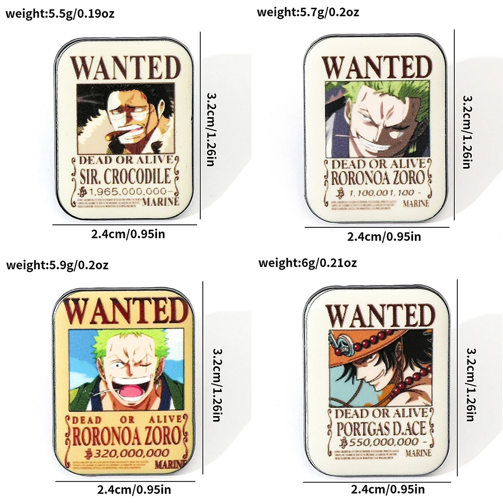 4 Pcs Fashion Cartoon Anime Br - Embroidery Garment recensie en prijs