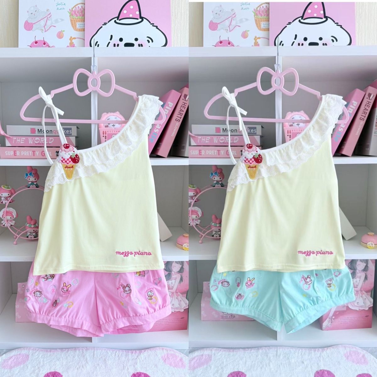 Summer Sweet Japanese Cartoon  - Embroidery Cream recensie en prijs