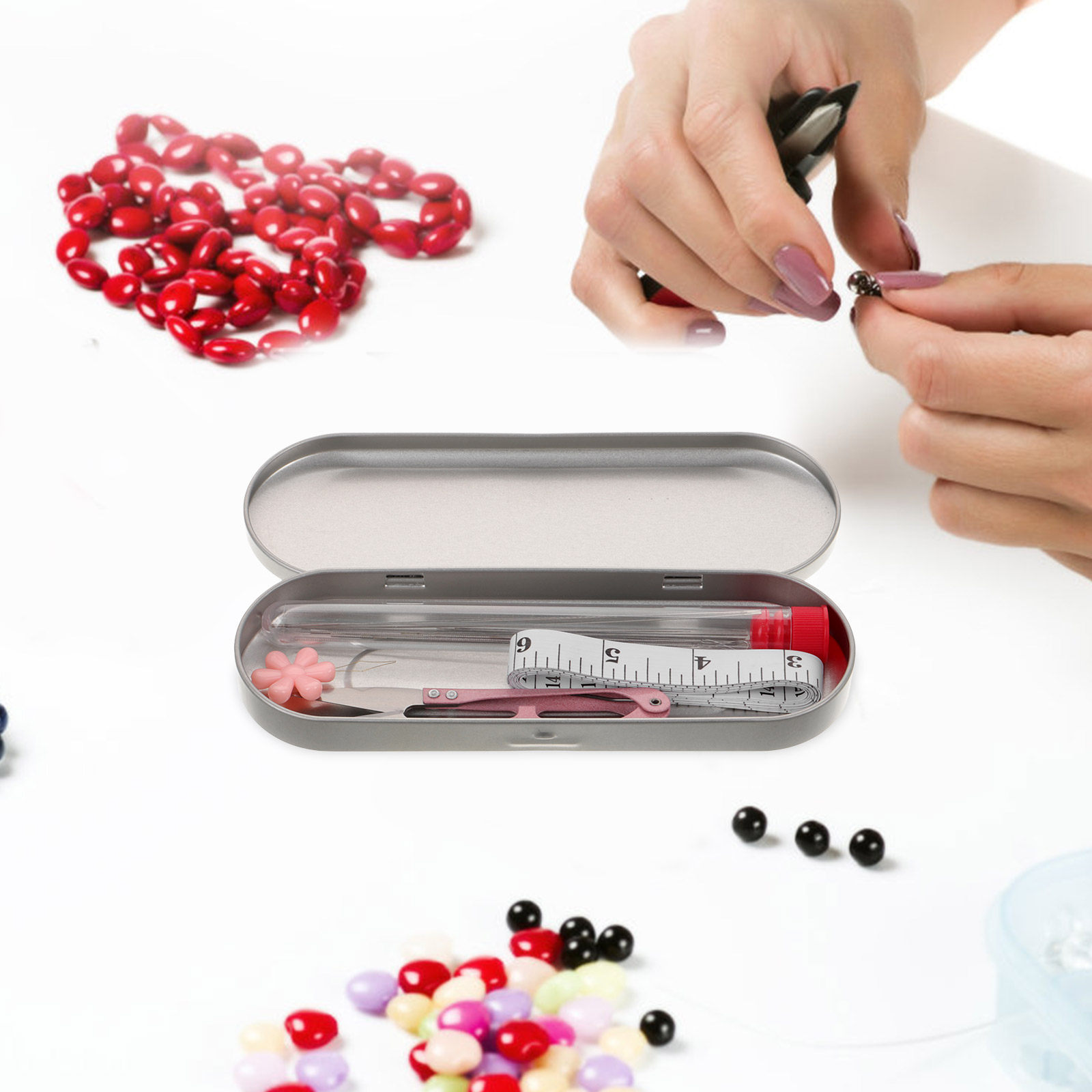 1Set Beading Thread and Long N - Embroidery Needle recensie en prijs