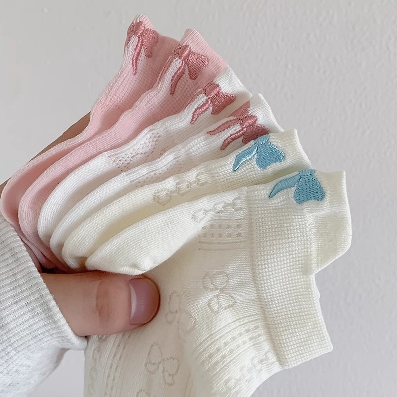 1Pairs Women Short Socks Haraj - Embroidery On Socks recensie en prijs
