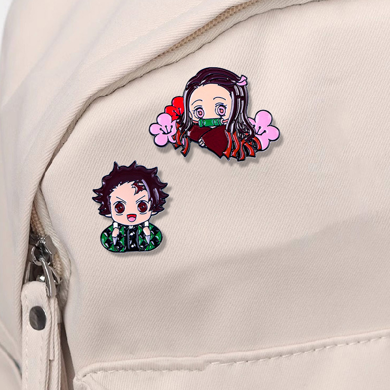 Cute Cartoon Demon Slayer Anim - Embroidery Garment recensie en prijs