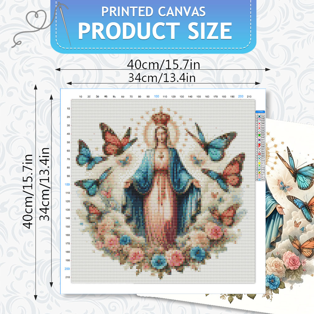 HUACAN Embroidery Kits Virgin  - Embroidery Rose Stitch recensie en prijs