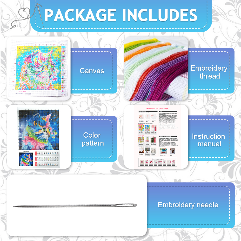 HUACAN Embroidery Kits Virgin  - Embroidery Rose Stitch recensie en prijs
