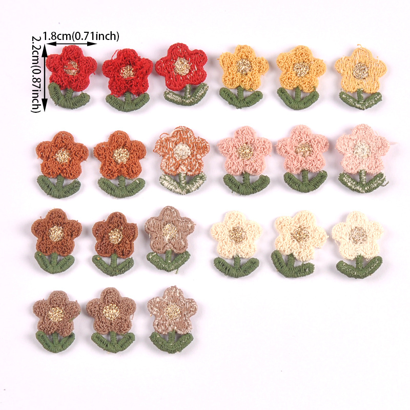 10pcs 22x18mm Unadhesive Carto - Embroidery On Socks recensie en prijs