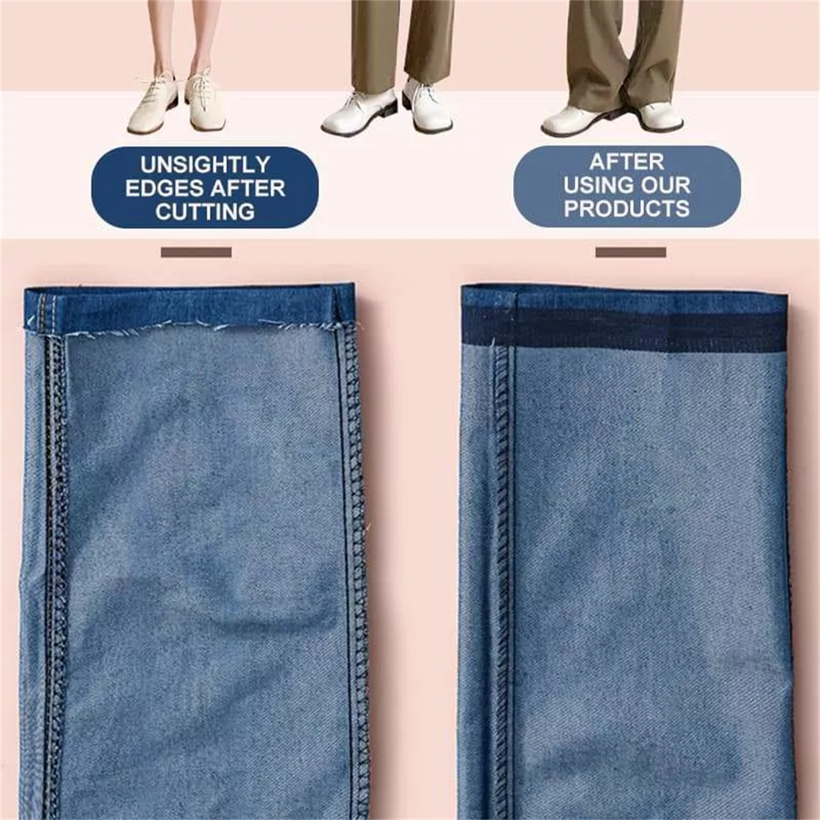Pants Edge Shorten Self-Adhesi - Embroidery Cream recensie en prijs